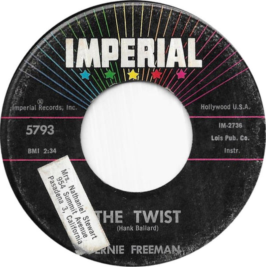 Ernie Freeman : The Twist (7")