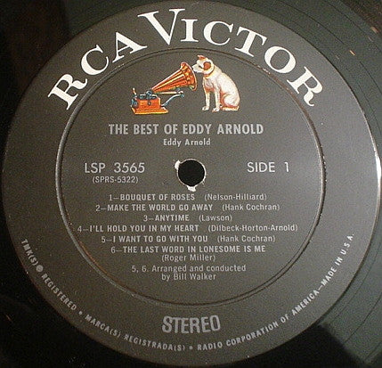 Eddy Arnold : The Best Of Eddy Arnold (LP, Comp, Ind)