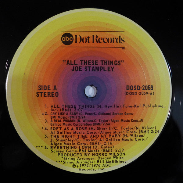 Joe Stampley : All These Things (LP, Comp)
