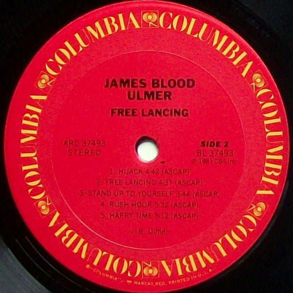 James Blood Ulmer : Free Lancing (LP, Album, Ter)