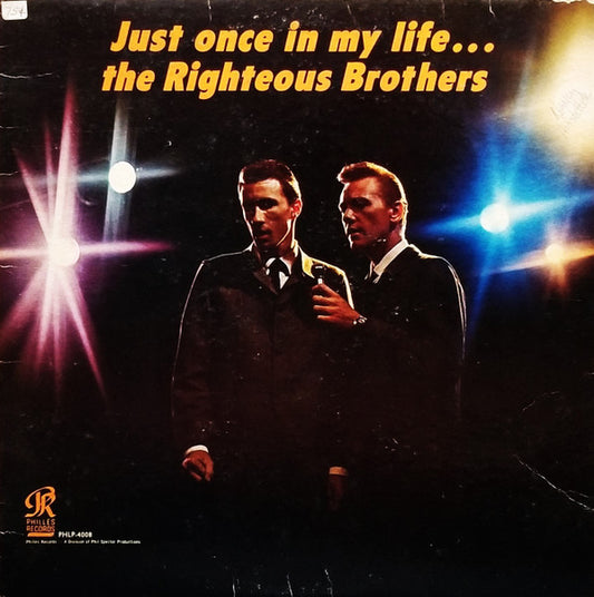 The Righteous Brothers : Just Once In My Life (LP, Album, Mono, Pre)