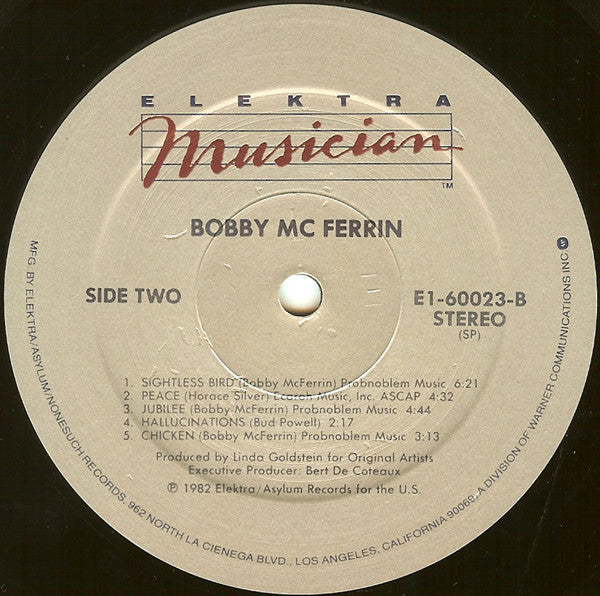 Bobby McFerrin : Bobby McFerrin (LP, Album)