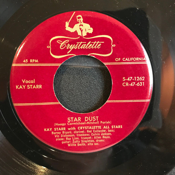 Kay Starr With Crystalette All Stars : I Cried For You / Star Dust (7")