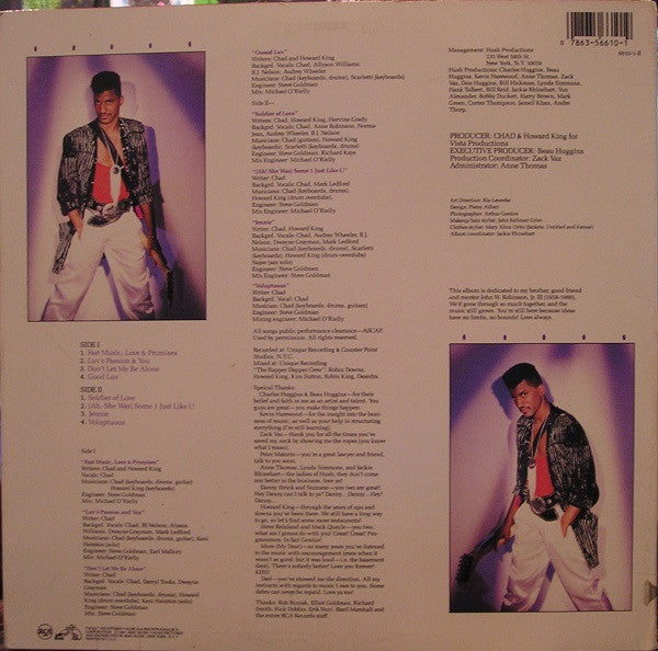 Chad : Fast Music, Love & Promises (LP, Album)