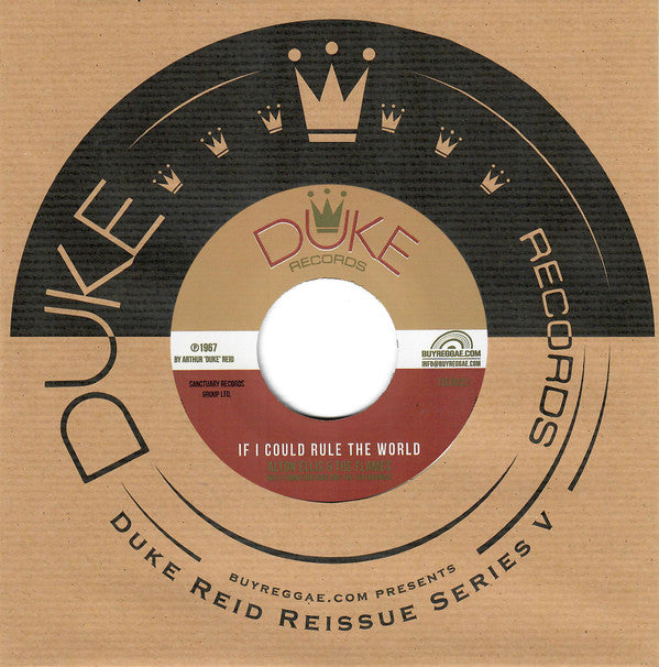 Alton Ellis / Tyrone Evans : If I Could Rule The World / If This World Were Mine (7")