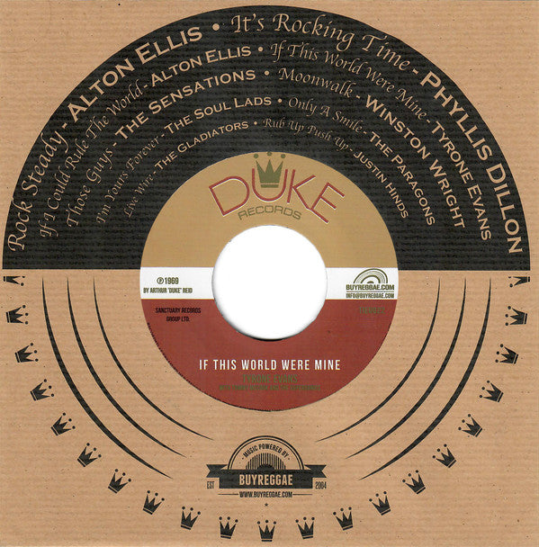 Alton Ellis / Tyrone Evans : If I Could Rule The World / If This World Were Mine (7")