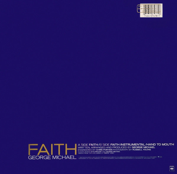 George Michael : Faith (12", Single, Car)