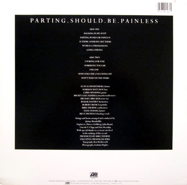 Roger Daltrey : Parting Should Be Painless (LP, Album, Spe)