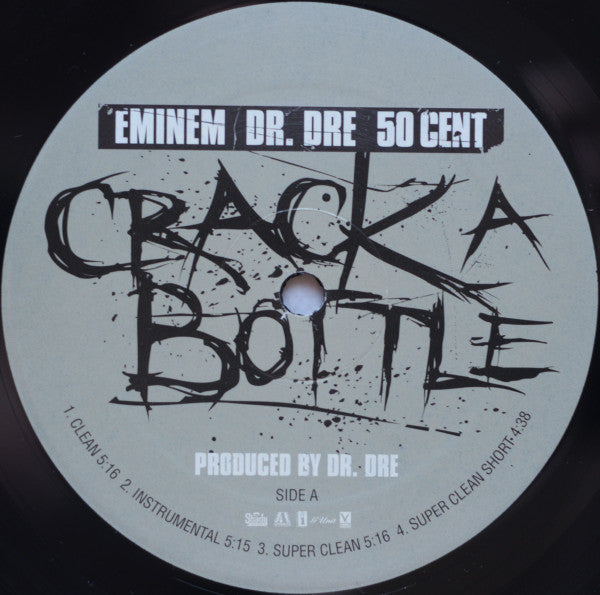 Eminem, Dr. Dre, 50 Cent : Crack A Bottle (12", Single, Promo)