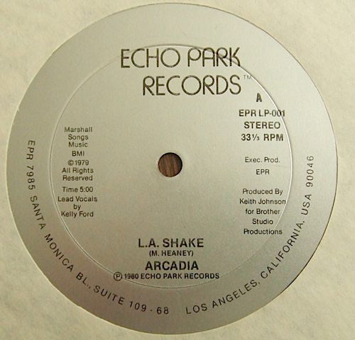 Arcadia (5) : L.A. Shake (12")