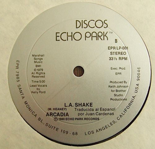 Arcadia (5) : L.A. Shake (12")