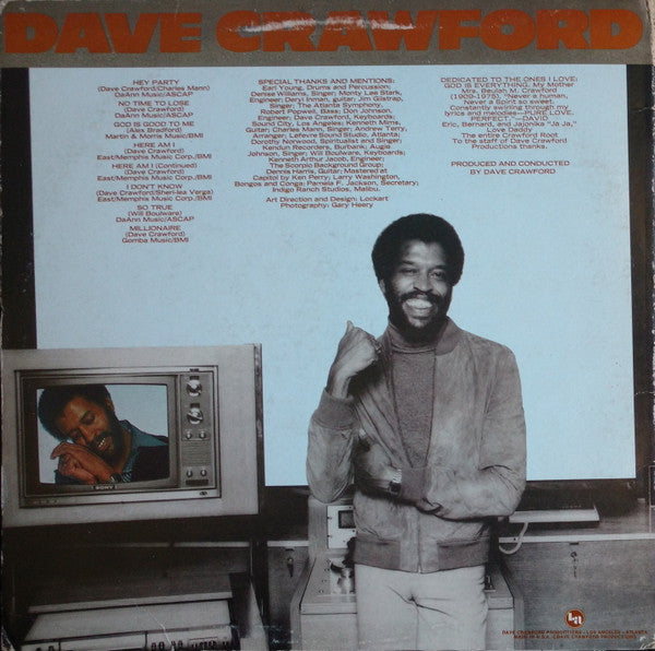 Dave Crawford : Here Am I (LP, Album)