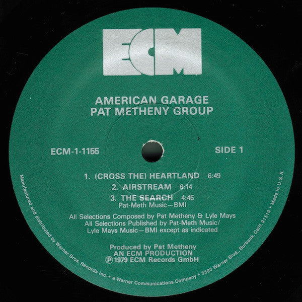 Pat Metheny Group : American Garage (LP, Album)