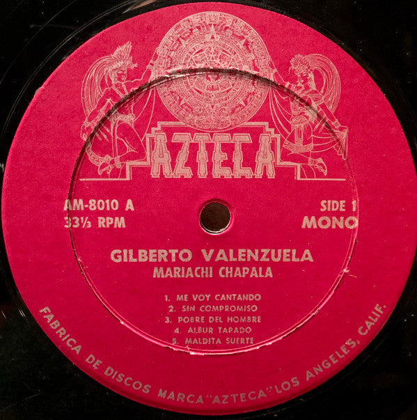 Gilberto Valenzuela Y Mariachi Chapala : Gilberto Valenzuela Y Mariachi Chapala (LP, Album, Mono)