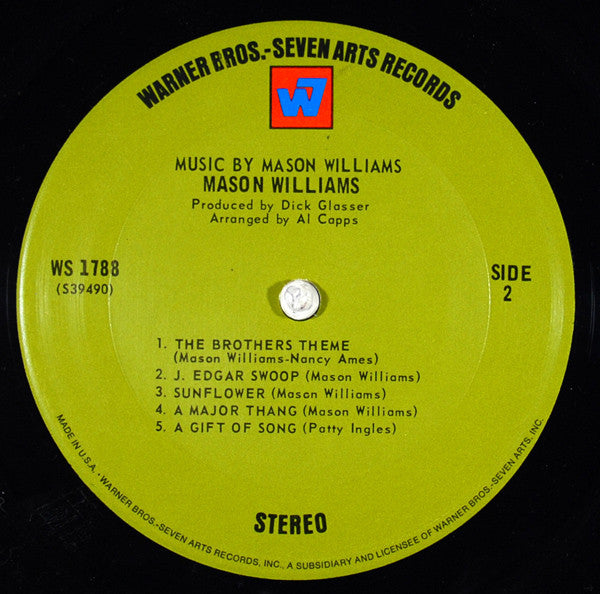 Mason Williams : Music By Mason Williams (LP, Album, Ter)