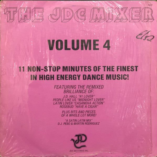 Various : The JDC Mixer Volume 4 (12", Mixed)