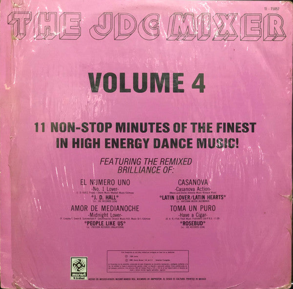 Various : The JDC Mixer Volume 4 (12", Mixed)