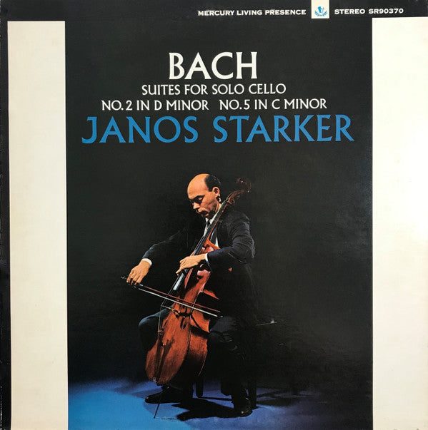 Bach*, Janos Starker : Suites For Solo Cello No.2 In D Minor No.5 In C Minor (LP)