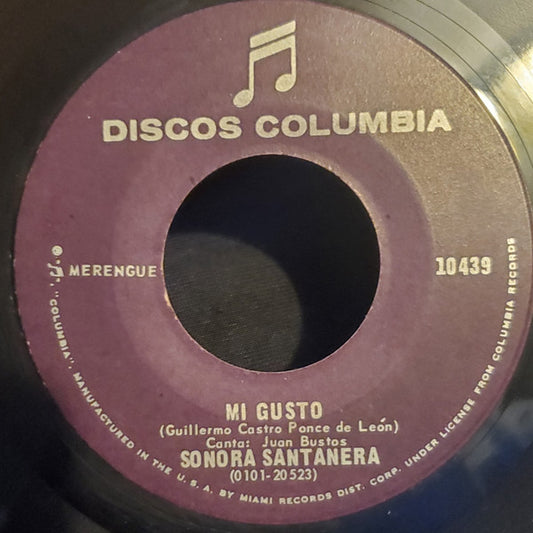Sonora Santanera : Mi Gusto / Tristeza (7", Single)