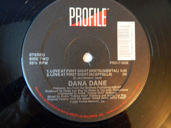 Dana Dane : Love At First Sight (12")