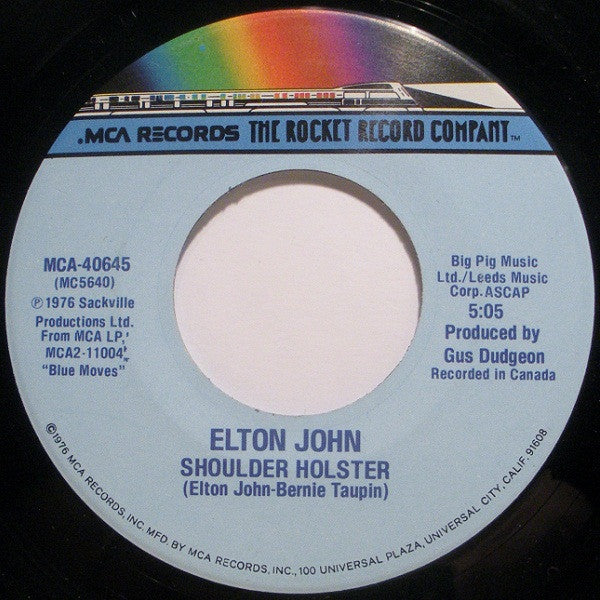 Elton John : Sorry Seems To Be The Hardest Word (7", Single, Pin)