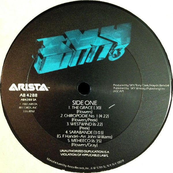 Sky (4) : Sky 3 (LP, Album, Ter)