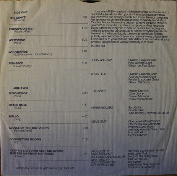 Sky (4) : Sky 3 (LP, Album, Ter)