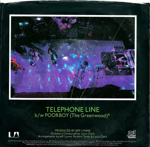 Electric Light Orchestra : Telephone Line (7", Single, Styrene)