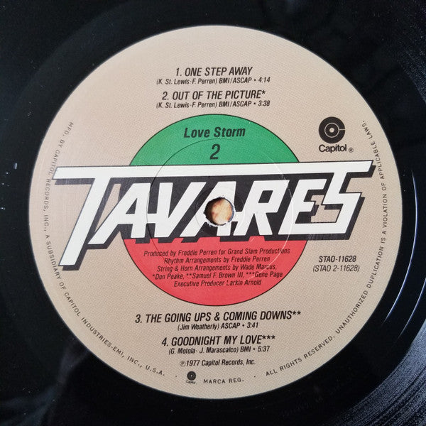 Tavares : Love Storm (LP, Album, Gat)