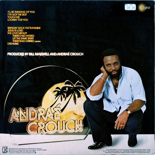 Andraé Crouch : I'll Be Thinking Of You (LP, Album, All)