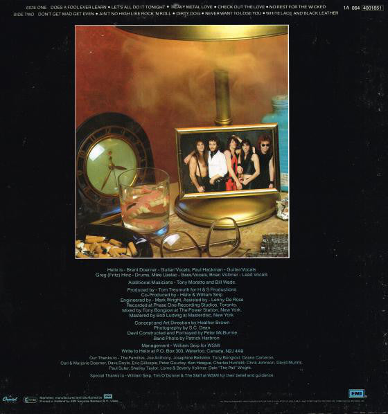 Helix (3) : No Rest For The Wicked (LP, Album)