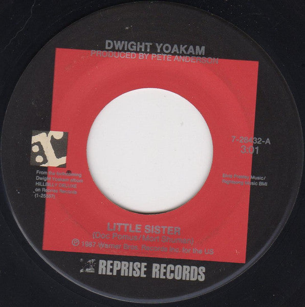 Dwight Yoakam : Little Sister / This Drinkin' Will Kill Me (7", Single, Spe)