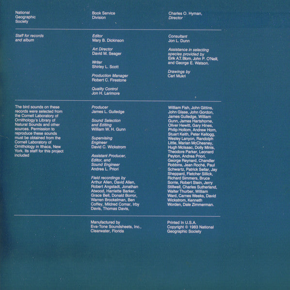 Various : Guide To Bird Sounds (4xFlexi, 9")