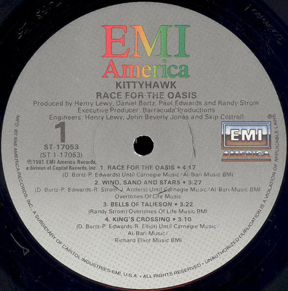 Kittyhawk : Race For The Oasis (LP, Album)