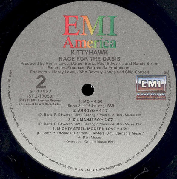 Kittyhawk : Race For The Oasis (LP, Album)