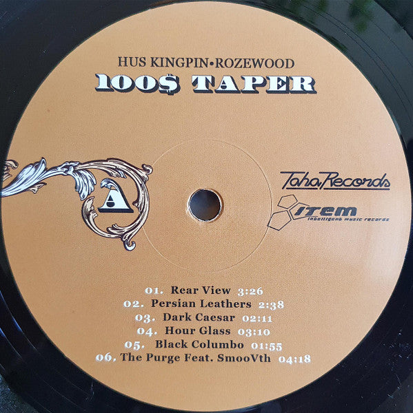 Hus Kingpin* & Rozewood : 100$ Taper (LP, Ltd)
