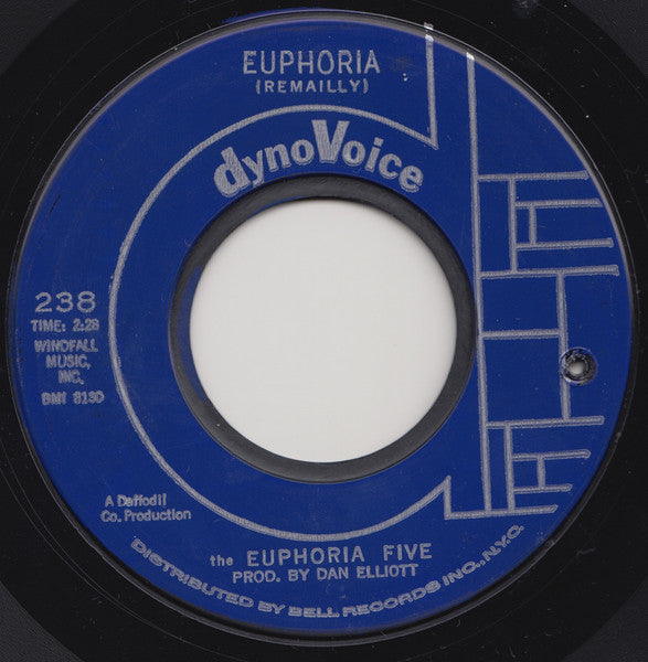 The Euphoria Five : Euphoria / I Used To Be A Shrinking Violet (7", Single, Styrene)