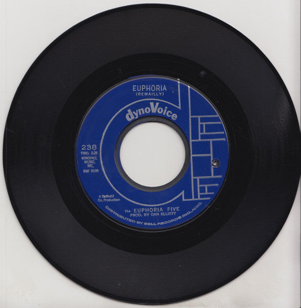 The Euphoria Five : Euphoria / I Used To Be A Shrinking Violet (7", Single, Styrene)