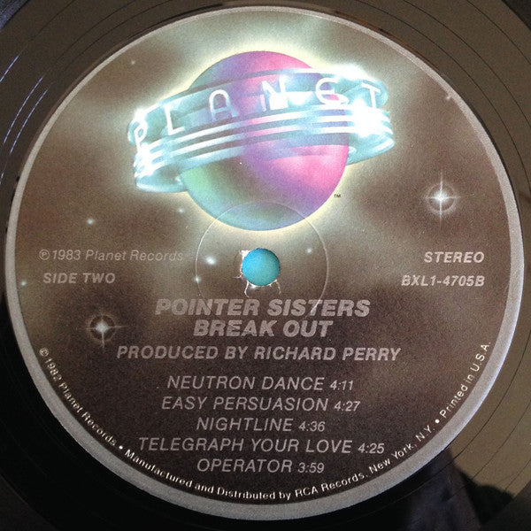 Pointer Sisters : Break Out (LP, Album, Ind)