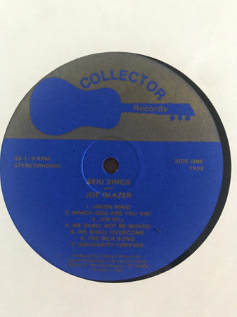 Joe Glazer, Service Employees International Union : Service International Union Sings With Joe Glazer (LP, Album)
