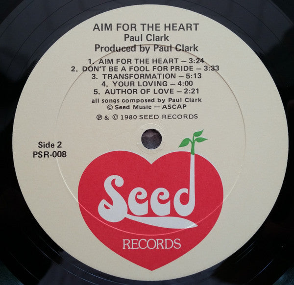 Paul Clark (5) : Aim For The Heart (LP, Album)