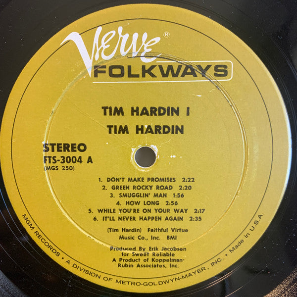 Tim Hardin : Tim Hardin 1 (LP, Album)