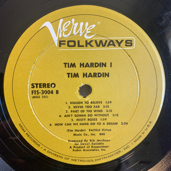 Tim Hardin : Tim Hardin 1 (LP, Album)