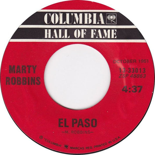 Marty Robbins : El Paso / A White Sport Coat (And A Pink Carnation) (7", Single, RE, Styrene)