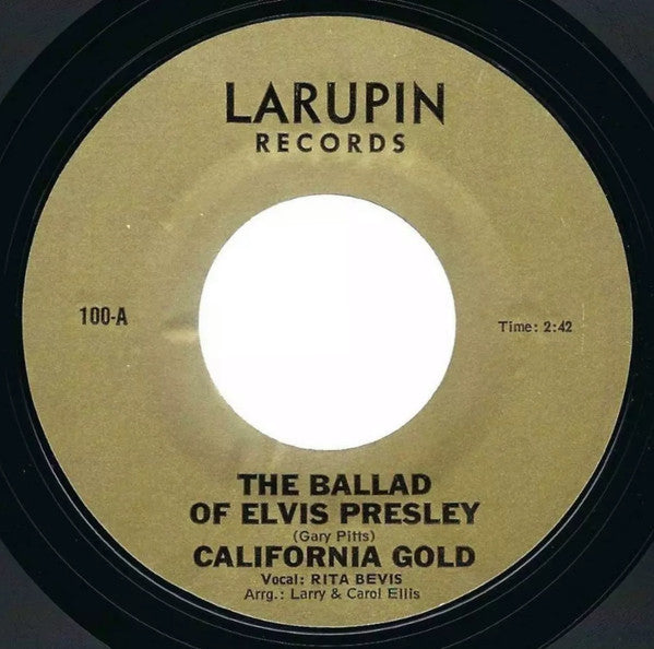 California Gold : The Ballad Of Elvis Presley / Wind In The Pines (7")