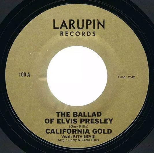 California Gold : The Ballad Of Elvis Presley / Wind In The Pines (7")