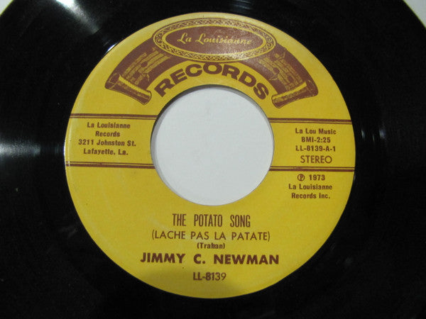 Jimmy C. Newman : The Potato Song (Lache Pas La Patate) (7")