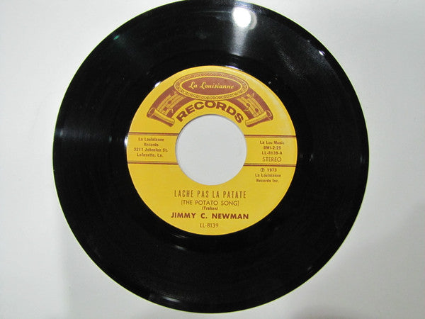 Jimmy C. Newman : The Potato Song (Lache Pas La Patate) (7")