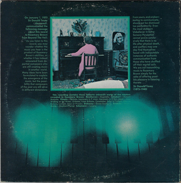 Rosemary Brown And Peter Katin : A Musical Seance (LP, Ter)