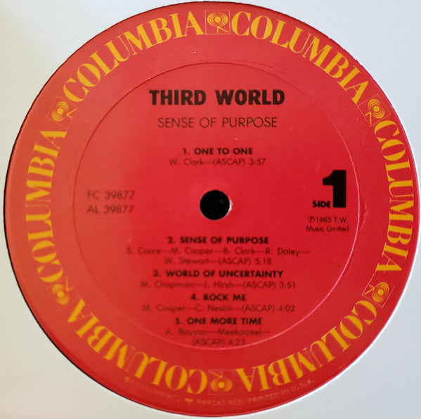 Third World : Sense Of Purpose (LP, Album, Car)